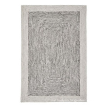 Grey pattern PP woven indoor outdoor rug carpet
